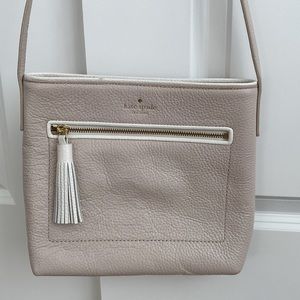 Kate Spade Crossbody Light Pink Pebbled Leather   Purse.